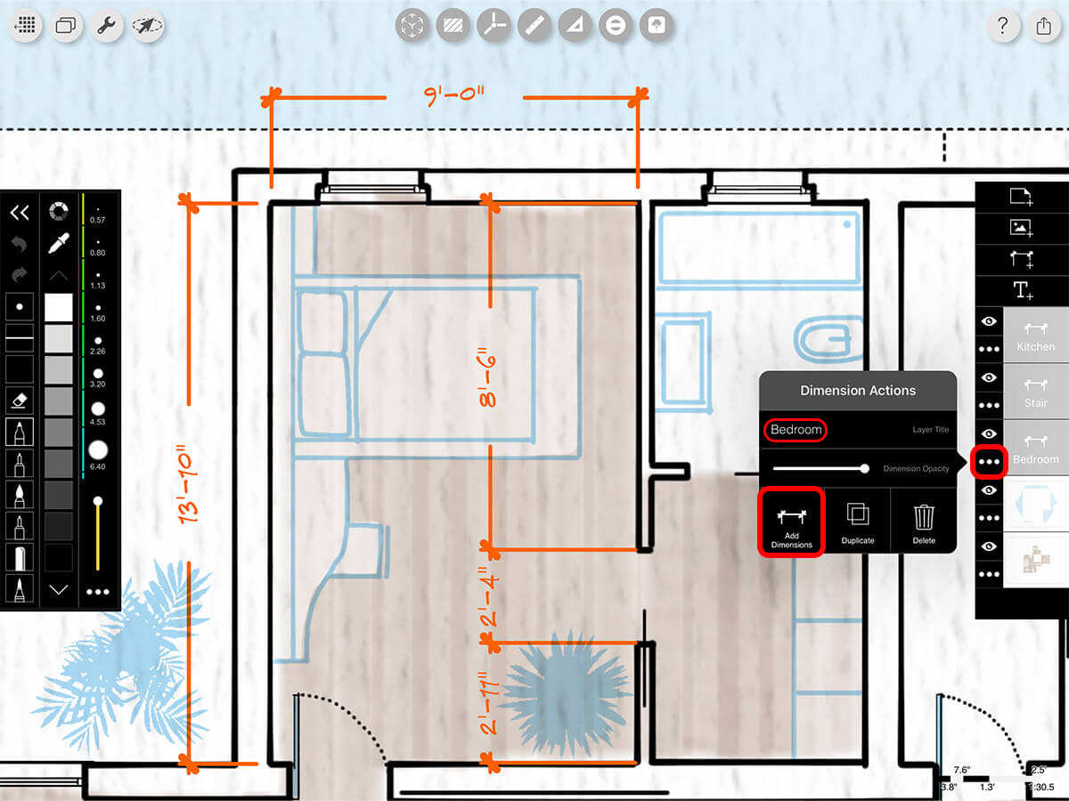 Sketch Dimensions